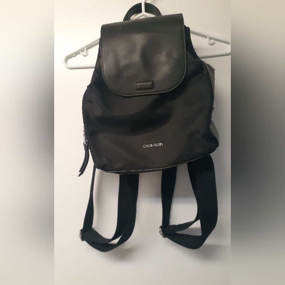 Calvin Klein Black Backpack purse